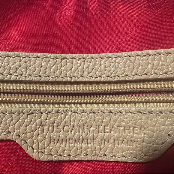 Tan real Leather Handbag new - Picture 8 of 9